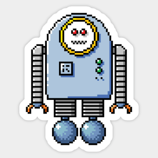 Pixel Robot 196 Sticker